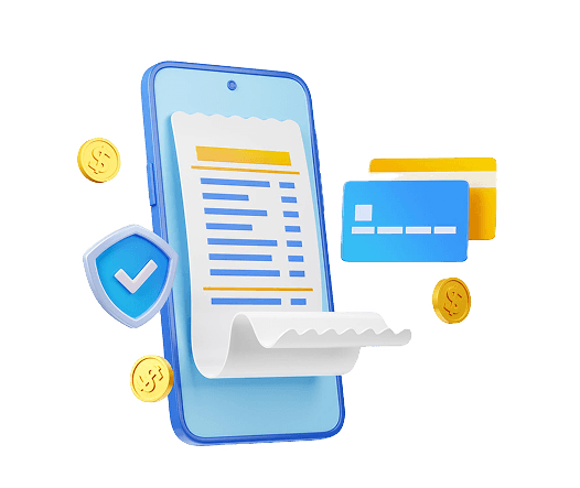 a phone showing a successfull transaction